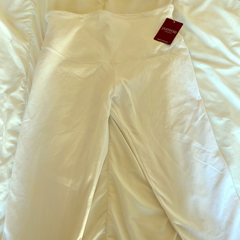Yummie Women's Talia Legging, White, Large